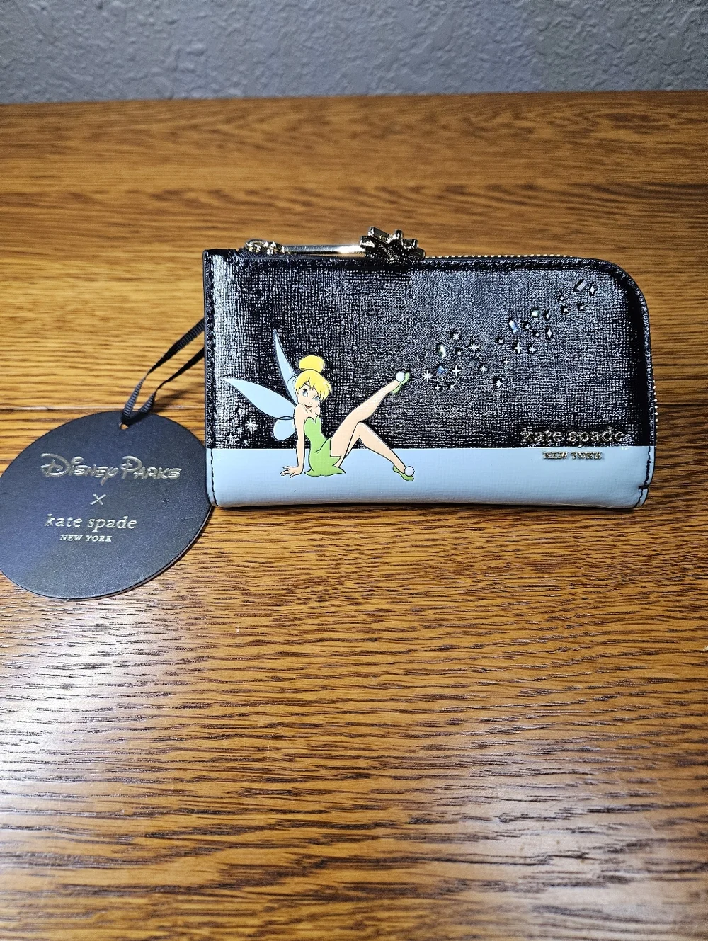 kate spade X Disney Tinker Bell Bi-Fold Wallet - Picture 2 of 7